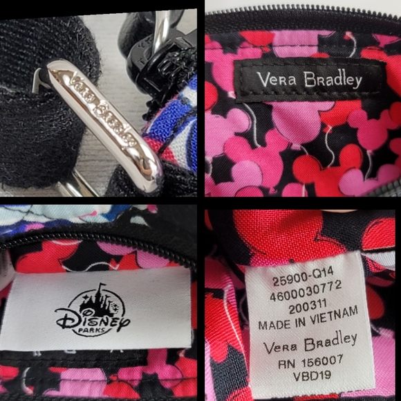 Vera Bradley Disney Parks Whimsical Paisley Mini Hipster Bag - Picture 7 of 16